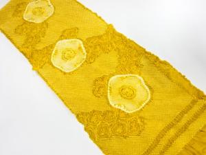 正絹　振袖用　絞り帯揚げ